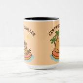 Capybara Summer Vibes - Chill Pool Frische Pasta m Tasse (Zentrum)
