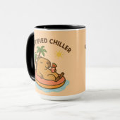 Capybara Summer Vibes - Chill Pool Frische Pasta m Tasse (Vorderseite Links)