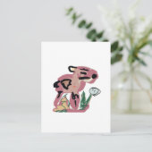 Capybara Süß Postkarte (Stehend Vorderseite)