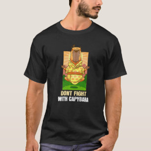 Capybara Süßes Haustier Tier Nagetier Säugetier Wi T-Shirt