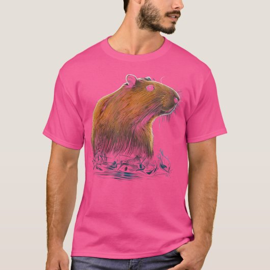 Capybara T-Shirt (Vorderseite)
