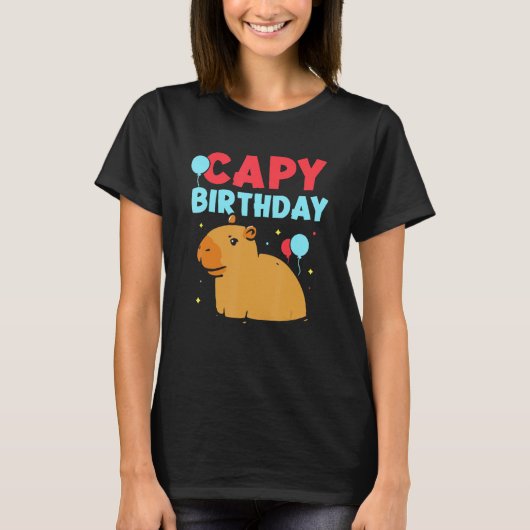 Capybara T-Shirt (Vorderseite)