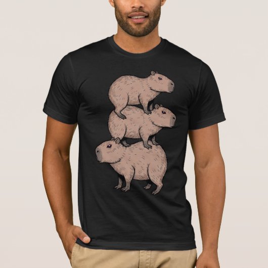Capybara-T - Shirt (Vorderseite)