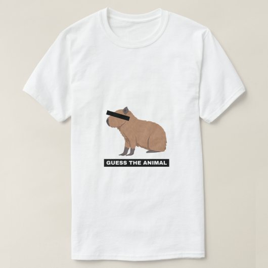 Capybara T-Shirt (Design vorne)