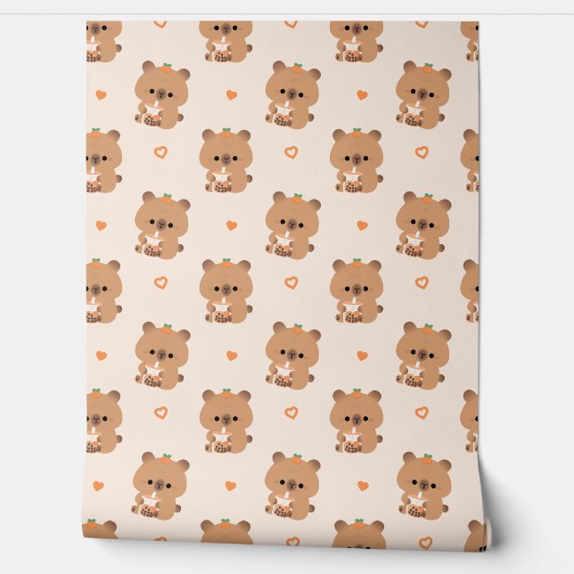 Capybara Tapete (Abrollen)