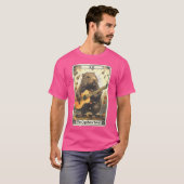 Capybara Tarot Card Capybara Gitarre spielen T-Shirt (Vorne ganz)