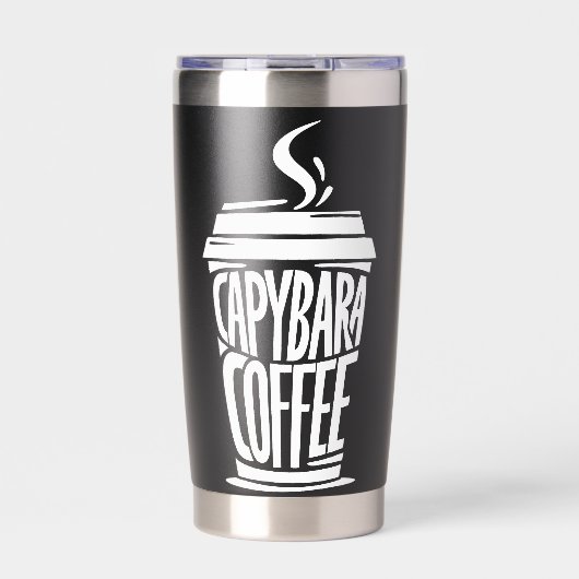 Capybara Tasse | Hübsches und liebliches Tier Thermobecher (Vorderseite)