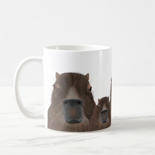 Capybara-Tasse Kaffeetasse (Links)