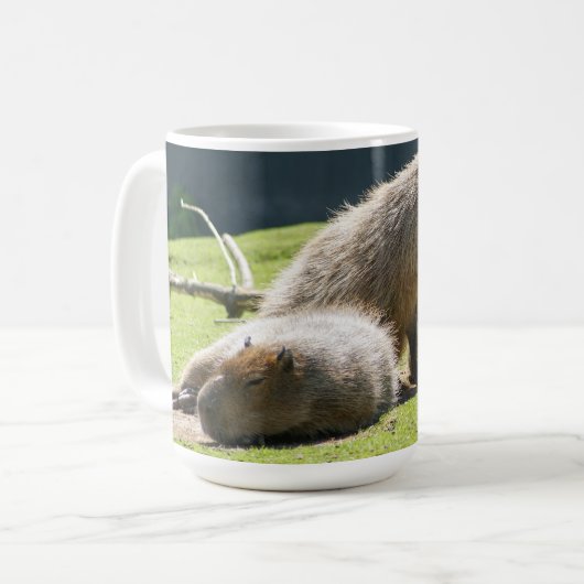 Capybara-Tasse Kaffeetasse (Vorderseite Links)