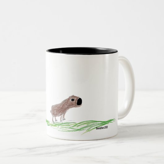 Capybara Tasse Wrap (VorderseiteRechts)