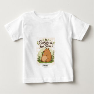 Capybara-Teepause | Süßer Capybara trinkt Tee Spaß