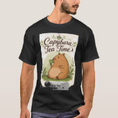 Capybara-Teestunde | Süße Capybara trinkt Tee Spaß (Vorderseite)