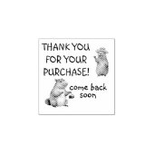 CAPYBARA THANKS GUMMISTEMPEL (Prägung)