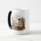 Capybara Therapy Time Squeak wenn Sie überfordert Verwandlungstasse (Vorderseite Links)