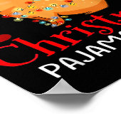 Capybara This Is My Christmas Pajama Capy Santa Me Poster (Ecke)