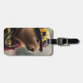 "Capybara to Rescue: Feuerwehrmann Außerordentlich Gepäckanhänger (Vorderseite horizontal)