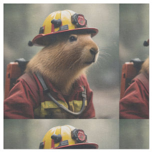 "Capybara to Rescue: Feuerwehrmann Außerordentlich Stoff
