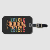 Capybara Tower Gepäckanhänger (Vorderseite (Horizontal))