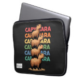 Capybara Tower Laptopschutzhülle (Vorderseite Links)