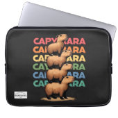 Capybara Tower Laptopschutzhülle (Vorderseite)