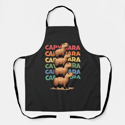 Capybara Tower Schürze (Vorderseite)