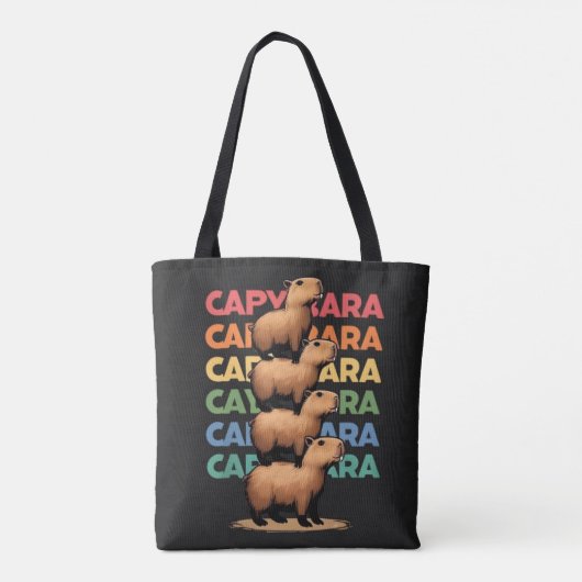 Capybara Tower Tasche (Rückseite)