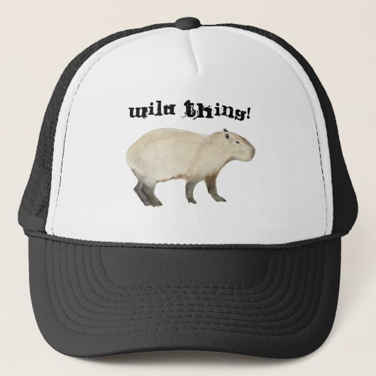 Capybara Truckerkappe (Vorderseite)