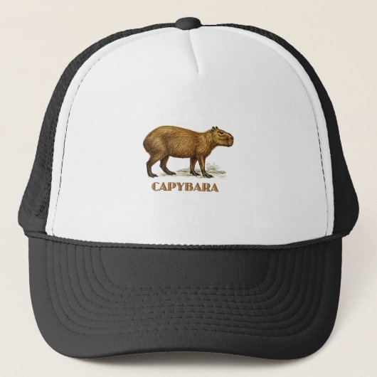 Capybara Truckerkappe (Vorderseite)