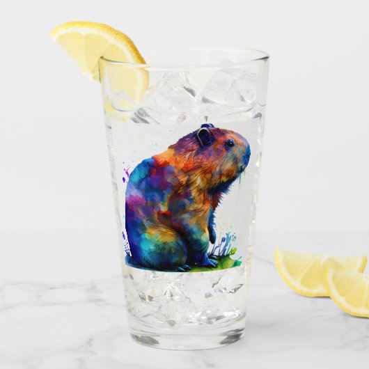 Capybara Tumbler Wrap Sublimation (Vorderseite Ice)