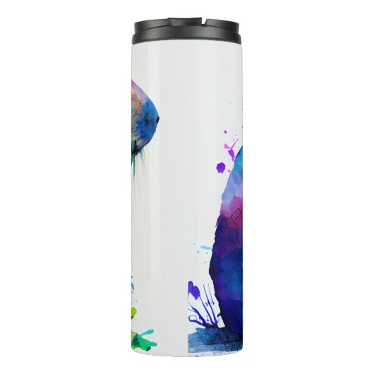 Capybara Tumbler Wrap Sublimation Thermosbecher (Rückseite)