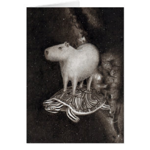 Capybara- und Dosenschildkrötefliegen durch das