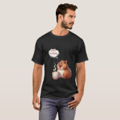 Capybara und Morgenkaffee T-Shirt (Vorne ganz)
