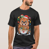 Capybara und Turtle Backpack Ramen Kawaii Xmas Cap T-Shirt (Vorderseite)