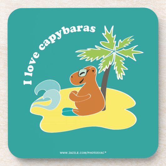 Capybara Untersetzer (Vorderseite)