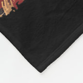 Capybara USA-Flagge 4. Juli Liebhaber Fleecedecke (Ecke)