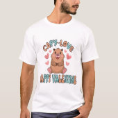 Capybara Valentine Shirt (Vorderseite)