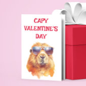 Capybara Valentine's Day Capy Karte