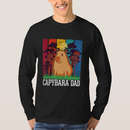 Capybara-Vater T-Shirt (Vorderseite)