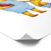 Capybara Vater und Sohn 8 x 10 Print Poster (Ecke)