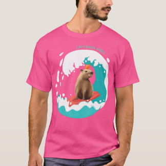 Capybara Vibes Beach Waves Capybara T-Shirt