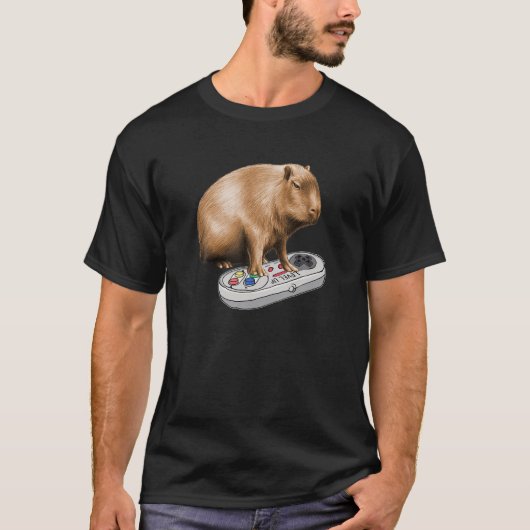 Capybara Video Game Wildlife Animal Capyba T-Shirt (Vorderseite)