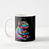 Capybara Video Games Gamer Funny Gaming Graphic Ki Kaffeetasse (Links)