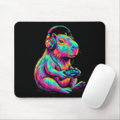 Capybara Video Games Gamer Funny Gaming Graphic Ki Mousepad (Mit Mouse)