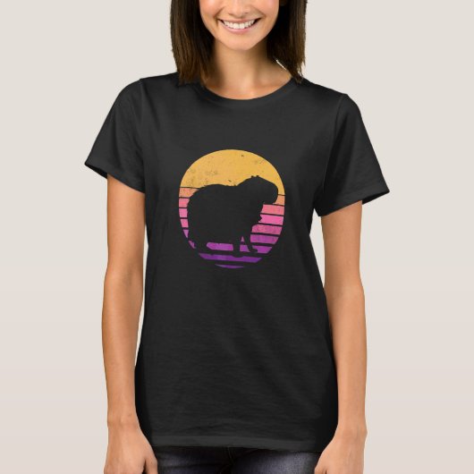 Capybara Vintage 1 T-Shirt (Vorderseite)