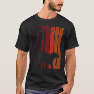 Capybara Vintage 60er 70er 80er Nagetier Tierliebh T-Shirt