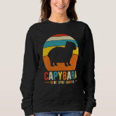 Capybara Vintage Funny Sweatshirt (Vorderseite)