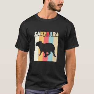 Capybara Vintage Nagetier Capybara Haustier Hamste T-Shirt