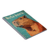 Capybara Vintage Notizblock (Rechte Seite)