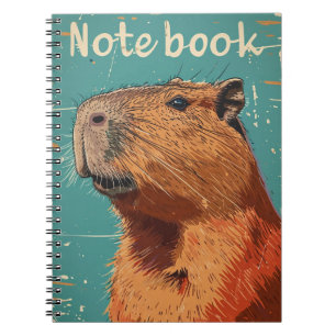Capybara Vintage Notizblock