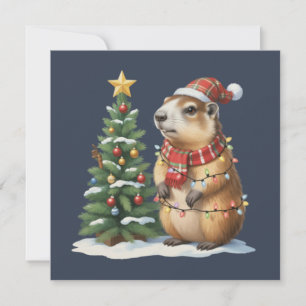 Capybara Weihnachten Cappy Tierliebhaber Xmas